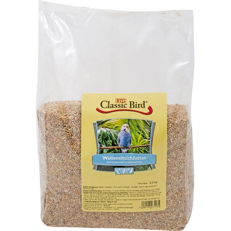 Classic Bird Wellensittichfutter 2,5 kg Vogelfutter