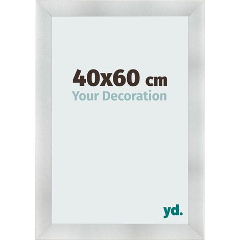 yd. - Cadre photo 40x60 - Aluminium Brosse - MDF - Pisa (1/5)