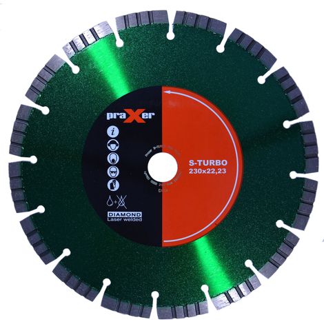 S-TURBO 230mm PRAXER Diamantscheibe