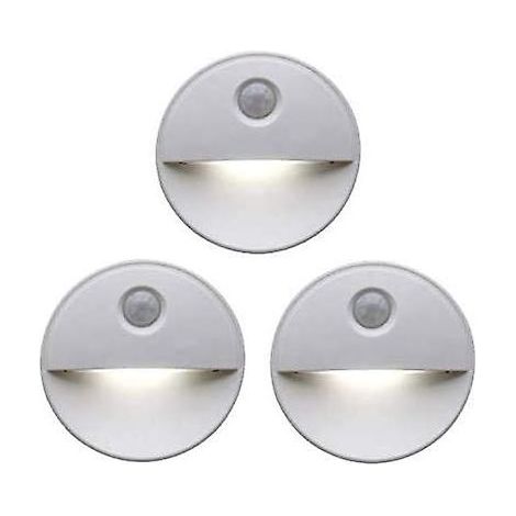 Luce notturna a LED con sensore di movimento – Angolo di rilevamento di 120° – Risparmio energetico – Tonalità arancione per favorire il sonno – Montaggio autoadesivo (1/5)