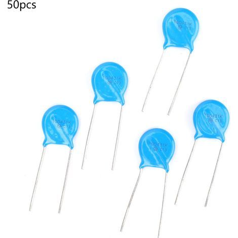 Composant électronique, varistance en ligne de haute qualité 10D431K diamètre 10 mm 50 pièces 10D-431K pour usage industriel à domicile (1/5)
