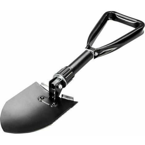 Multifonction Militaire Pelle Pioche Pliante en Métal, Mini Survie Outil pour Camping Randonnée Jardin Pelle,de DEBUNS (1/5)