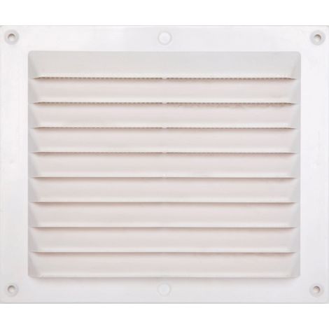 Griglia di ventilazione in abs naturale, L.14,6 x l.17,5 cm Centrale Brico