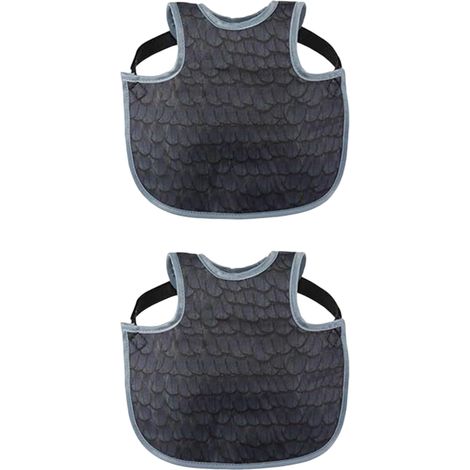 Conjunto de 2 dispositivos de protección para aves de corral, repelentes al agua, que minimizan las lesiones por picoteo sin separar a las gallinas también incluye arneses para proteger el lomo de las (1/5)