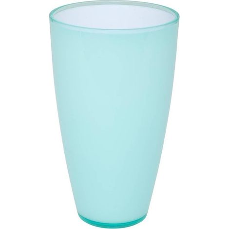 Bicchiere Square PS blau menta 500 ml 8,5 x 8,5 x 14,5 cm