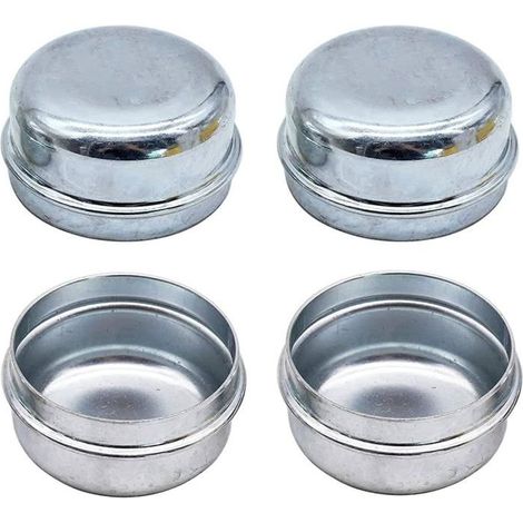 Lot de 4 capuchons de moyeu de roulement de remorque, housse anti-poussière pour bateau de pêche, voilier et remorque de 5 cm (1/3)