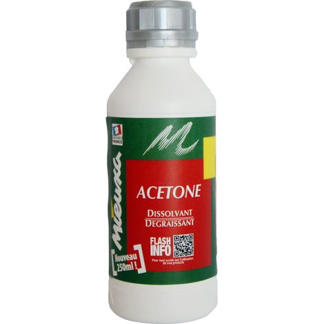 Acétone Mieuxa - nettoyant diluant peinture Conditionnement: 250ml