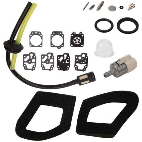 Kit filtro aria carburatore Accessori per attrezzi da giardino Filtro carburatore per tosaerba GX35 GX25 HHB25 HHH25 K20 WY con filtro carburante