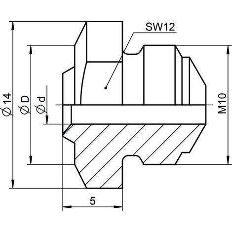 Embout pour pièces de rechange Gesipa 17/48 BT (pour rivets aveugles)