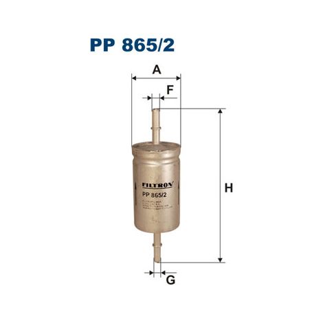 Filtro carburante PP865/2