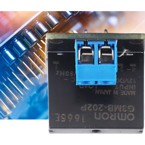 DC 5/12V 1-Kanal High-Level-Trigger-Halbleiterrelaismodul 250VAC 2A Ausgang mit Sicherung (12V) (1/5)