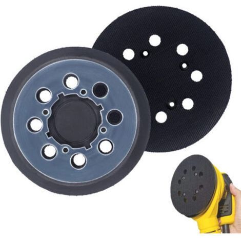 Set of two replacement sandpaper pads - compatible with models DWE6423, DWE6421 and others, with a smooth and uniform surface, easy to install. (1/5)