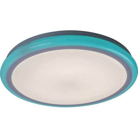 soffitto LED Leonie metallo bianco Ø40cm H 7.5 cm Temperatura di colore regolabile, regolabile, RGB, telecomando a raggi infrarossi, con effetto stella, timer (1/5)