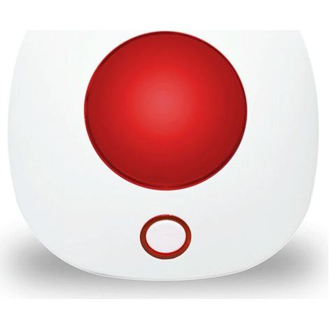 Sirène intelligente avec son et lumière, alarme Wi-Fi, sirène intérieure sans fil de 110 décibels (1/4)