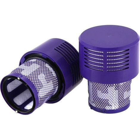 Lot de 2 filtres de rechange pour aspirateur Dyson Cyclone V10 SV12 Absolute Animal Total Clean Pièces d'aspirateur HEPA Préfiltre Dyson V10 SV12 Remplace les pièces 969082-01 (1/5)