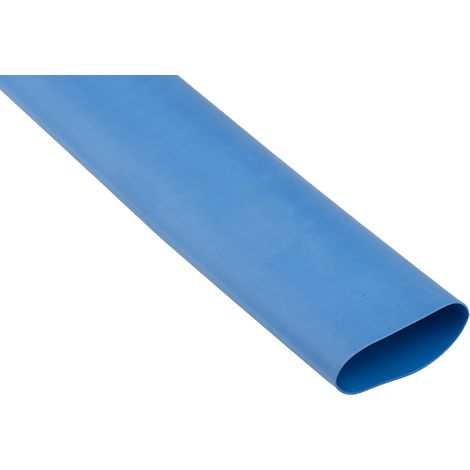 Gaine thermorétractable RS PRO, Dia. 40mm Bleu rétreint 3:1, 1.2m ( Prix pour 1 ) (1/2)