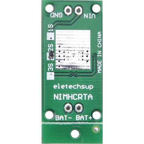 Module chargeur dédié pour accumulateur NiMH 1S/2S/3S 1.5V 3V 4.5V charge CC CV sans bornes (1/5)
