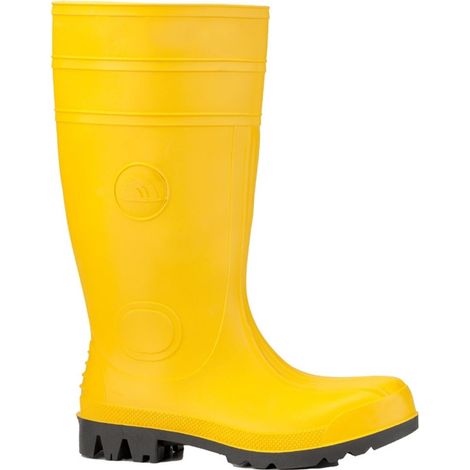 Feldtmann PVC Sicherheitsgummistiefel EUROMASTER 35362 S5 SRA Gr. 48 gelb (1/3)