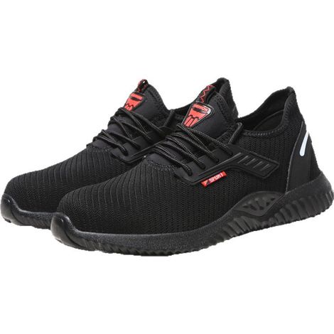 Chaussures de Sécurité Unisexes - Embout Acier - Ultra-Légères et Durables - Respirantes - Pointure 45 - Pour Chantier et Travail (1/5)