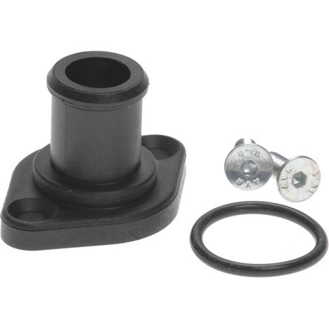 Raccordo acqua testa cilindro Polini, dritto, in plastica, compatibile anche con testate cilindro originali Piaggio LC 4 angoli / Piaggio 479987