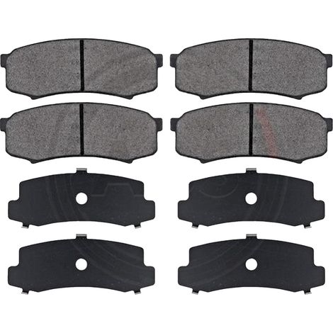 KIT PASTIGLIE FRENO POSTERIORI compatibile con MITSUBISHI PAJERO IV (V8W,V9W) / PASTIGLIE FRENANTI AUTO OEM P 83 024  P 54 031, / SOSTITUZIONE DIRETTA / BASSA POLVERE / SILENZIOSO
