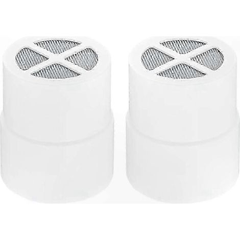 Ersatz-Duschfilterkartusche, Set für Doppel-Duschsysteme, Wasserfiltration, 2er-Pack, kompatibel, Wasserreinigung, für den Hausgebrauch, Standardmodell (1/5)