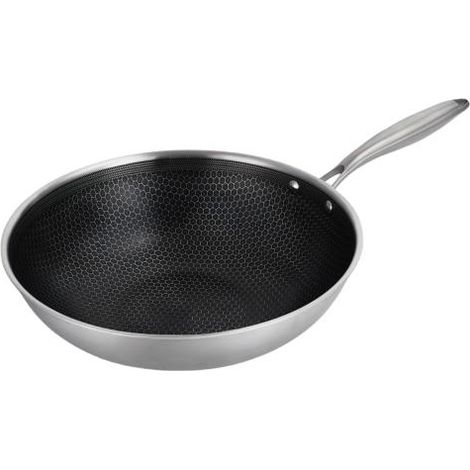 LAGUIOLE CUISSON - Wok 32cm triplex - "BlackSteel"