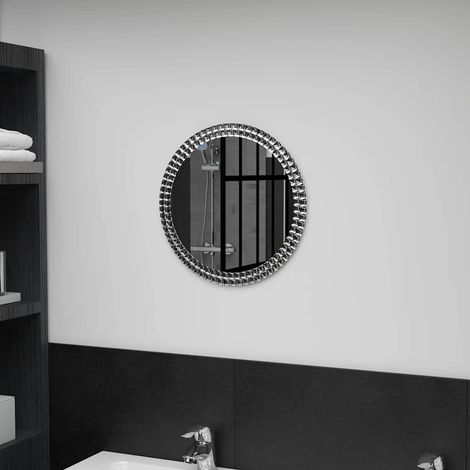 Miroir mural en verre trempé de 40 cm