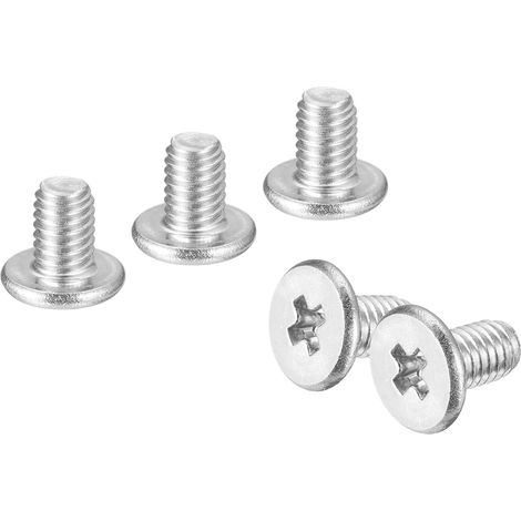 20Pcs M3-0.5 x 5mm Vis À Tête Plate Ronde Vis Machine Fixation (1/5)