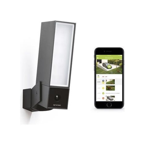 Telecamera esterna intelligente e connessa con sirena NOC-S-Pro Netatmo - Nera