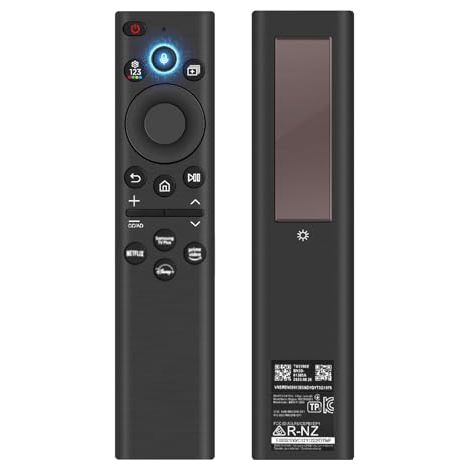 [NIEMALS VERWENDET] Ersatzfernbedienung für Samsung BN59-01385A, Solarlade-Sprachfernbedienung für Samsung Smart TV, Universal-Samsung-Fernseher, kompatibel mit Samsung Neo LED Smart 4K HD 2021–2023
