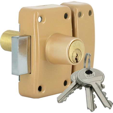 Verrou de sûreté double entrée City 26 cylindre rond diamètre 23 mm longueur 30 mm sur numéro 1531 - ISEO