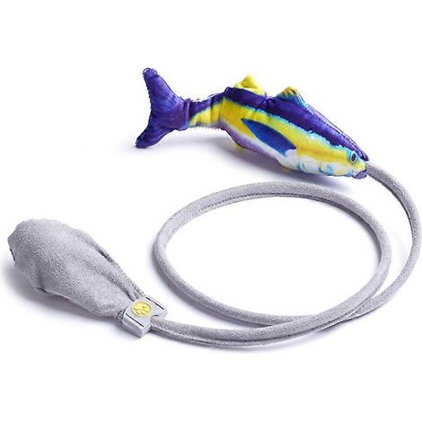 Soin dentaire interactif à bascule pour chatons - Jouet à mâcher sûr en forme de poisson marin (1/5)