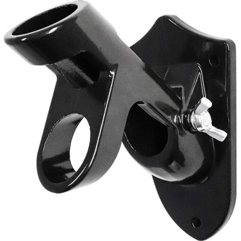 CSPARKV Support de mât de Drapeau Réglable Porte-Drapeau Base De Mât De Drapeau en Aluminium avec Deux Positions pour Poteaux De Drapeau d'un Diamètre De 1" V1A08 (Noir) (1/5)