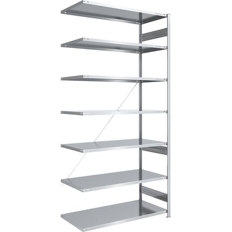 eurokraft pro, Rayonnage emboîtable extra-large, galvanisé, (1/5)