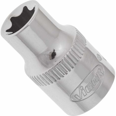 VIGOR Innenvierkant Antrieb 10 3/8 Zoll TORX® Steckschlüssel-Einsatz Außen TOR (1/3)