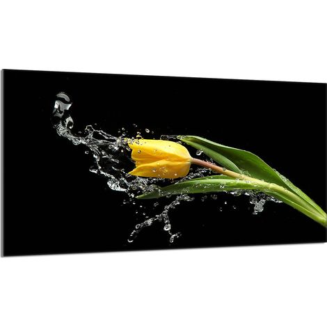 Protector de cristal para encimera 90x52 Tulipán (1/5)