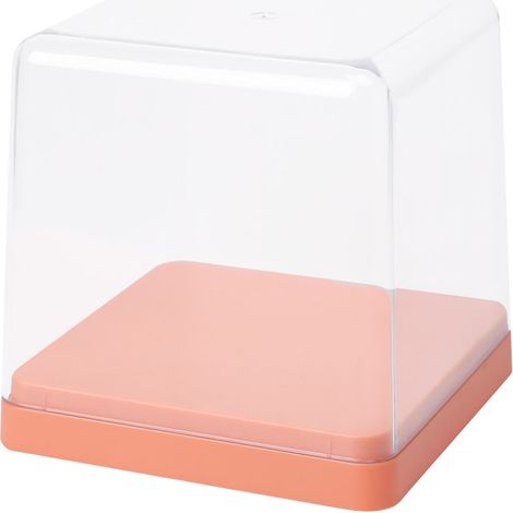 Boîte de rangement pour figurines avec couvercle transparent, empilable, anti-poussière, orange (1/5)