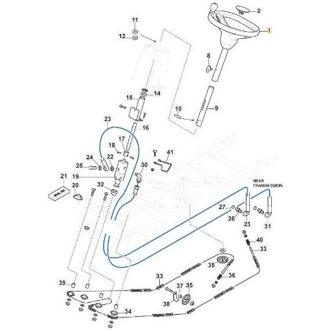 VOLANTE PARK 120/220 STIGA SX ORIGINALE STIGA - 387962007/0