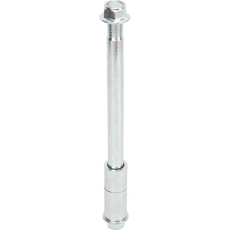 Essieu avant/arrière 15 mm/220 mm avec 2 bagues et boîtier poli, compatible avec les motos tout-terrain Pit PRO Trail 70 cc et 90 cc. (1/5)
