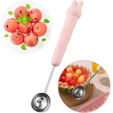 paletta per gelato, paletta per biscotti, cucchiai da pasticceria in acciaio inossidabile, cucchiai per polpette, scavino per melone, cucchiai per purè di patate (1/4)
