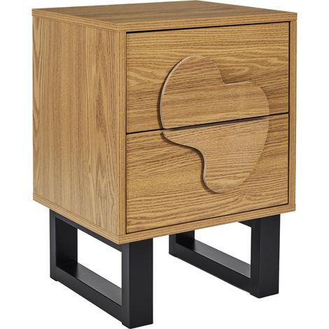 Table de chevet 2 tiroirs CALYPSO (1/5)