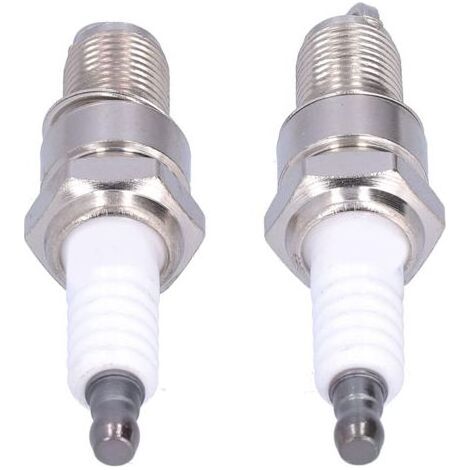 Lot de 2 bougies d'allumage F6RTC pour MTD 95110292 75110292 Torch Engine 131039 Tondeuse à gazon (1/4)