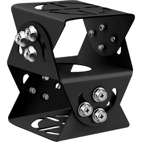 Support universel pour caméra de sécurité, installation facile, base métallique robuste pour une utilisation intérieure et extérieure (maison, hôtel). (1/5)