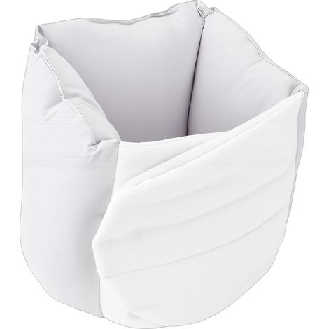 Coussin lombaire en tissu élastique doux, support lombaire, coussin enveloppant pour dormir sur le côté ou sur le dos. (1/5)