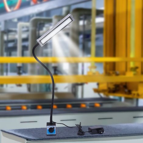 10W CNC Arbeitsleuchte LED Maschinenlampe Magnetische Schwanenhals Arbeitslampe (1/5)