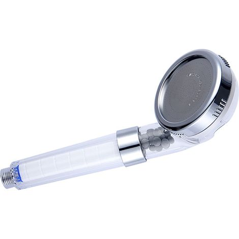 10 filtres en coton PP, réglage en 3 étapes, triple filtration, pressurisé, économie d'eau, pommeau de douche universel en coton PP (1/5)
