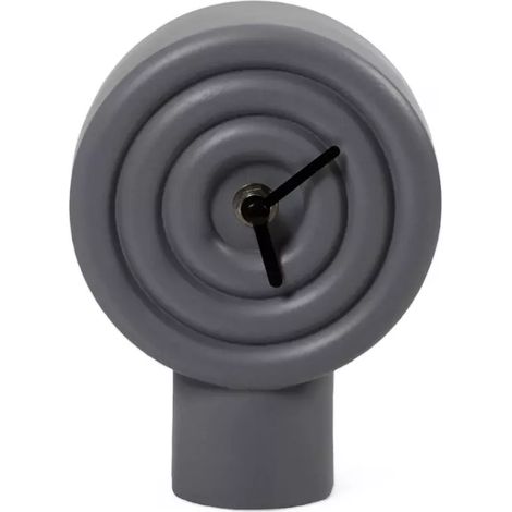 Dekorative Standuhr, modern, grau – 16 cm (1/5)