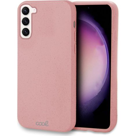 Carcasa COOL para Samsung S911 Galaxy S23 Plus Eco Biodegradable Rosa
