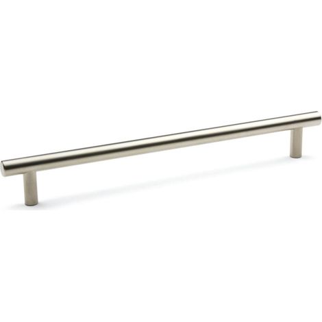 Poignée de meuble entraxe 160 mm type Hrazda pour tiroir armoire maison avec vis – Finition nickel mat (1/3)